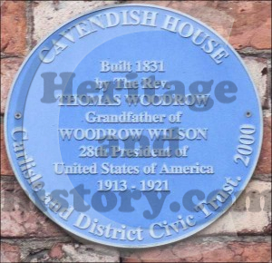 Blue plaque - Thomas Woodrow