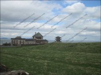 Senhouse Roman Museum overlooks  Camp Farm