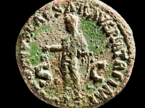 Roman coin (English Heritage copyright/On loan from Salisbury & South Wiltshire Museum)